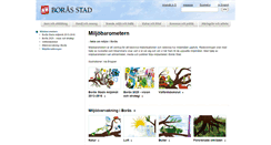 Desktop Screenshot of miljobarometern.boras.se