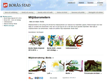 Tablet Screenshot of miljobarometern.boras.se